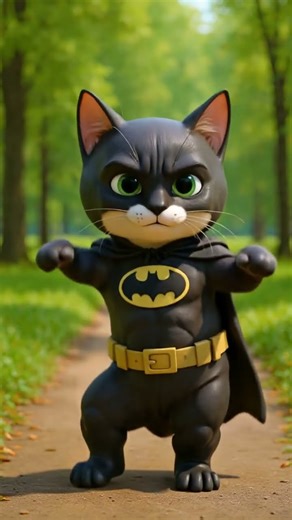 Cool Bat Cat - Superhero Dancing