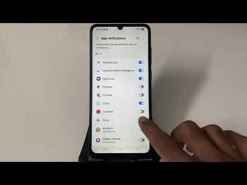 How to Enable or Disable App Notifications on Samsung Galaxy F07 | App Notification On/Off Settings