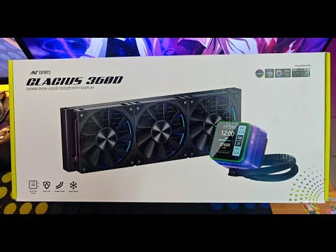 Best Budget 360MM AIO with LCD | Ant Esports Glacius-360D Review.
