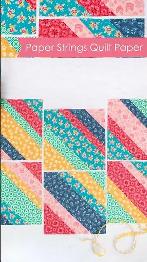 Scrap Quilters Need This! ✂️ | Lori Holt Paper Strings Quilt Paper