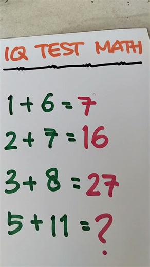 99% SALAH JAWAB! Tes IQ Matematika Viral $5+11=?$ (Hanya Jenius yang Tahu)