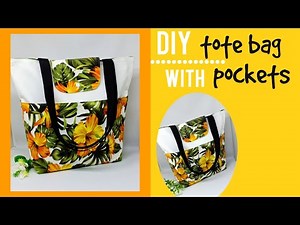 DIY tote bag easy tutorial | how to make tote bag