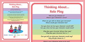 Role-Play Area Bloom's Taxonomy Poster