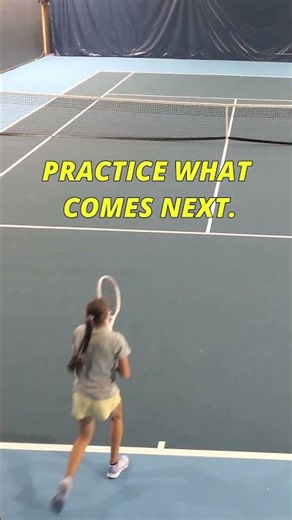 Watch How the Return +1 Builds This Tennis Point. #tennis #tennistips