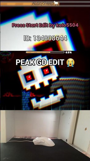 Press Start Edit by kelo5504 — this is so smooth 👀 #gd #geometrydash
