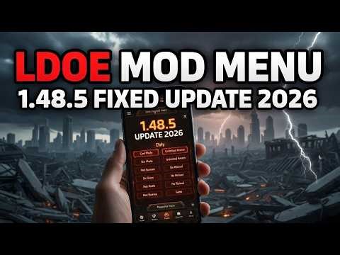 LDOE MOD MENU APK 1.48.5 FIXED UPDATE 2026 | LAST DAY ON EARTH MEGA MOD MENUAPK v1.48.5