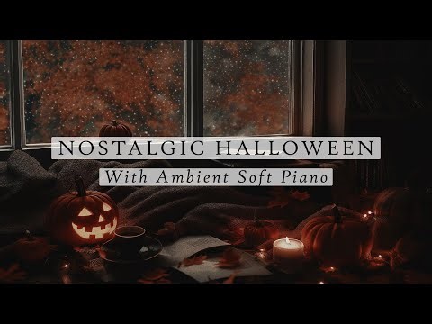 Nostalgic Halloween With Ambient Soft Piano | Halloween Party Music | Study Music | 27 Scenes 9 Hrs