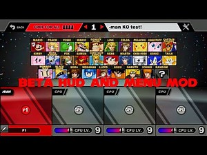 SSF2 Mods: Beta Hud and Beta Menu
