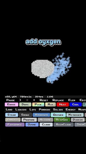 what if you mix Iron and Oxygen? #sandboxels #science