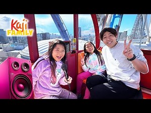 Emma & Kate Explore Tokyo Amusement Park!