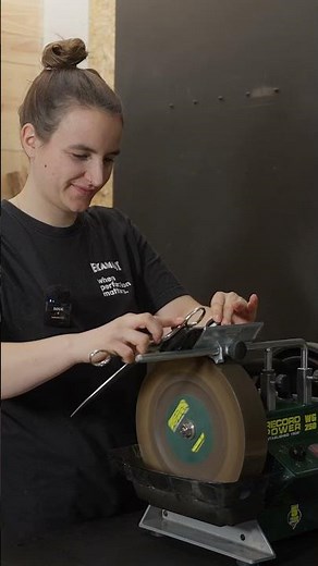 So schärfst du Scheren wie ein Profi! #tormek #scheren #schärfen #diy