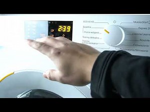 Washer Miele 125 Edition WSB683 WCS Tdos - How to Start Calibration Process