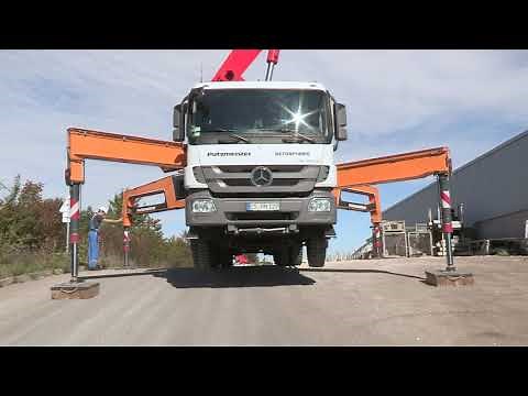 Putzmeister: Troubleshooting - Re-support during boom operation, re-support