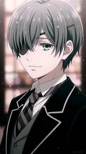 ✨#Anime - (Black butler). #music_los voltage #✨🖤❤️💙