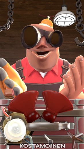 Kostamoinen on Instagram: "Pyro Translator #sfm #tf2 #animation #animated #funny #shorts #teamfortress2 #pyro #engineer #translator"