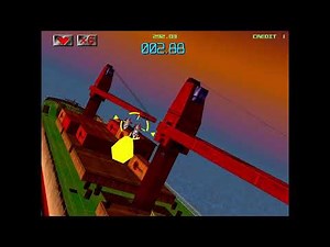 Gunblade NY (1995) Arcade Sega Model 2 Light Gun Retro Game Session 2
