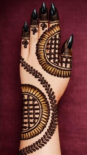 stylish mehndi design #mehndi #shorts #youtubeshorts