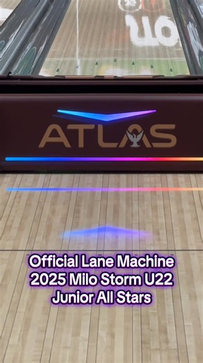 Official Lane Machine of the 2025 Milo Storm U22 International Junior All Stars - Kegel Atlas Pro! Thank you Kegel for this masterpiece! Bowling has elevated to the next level! @top fans Foong Tak Meng | Sunway Mega Lanes