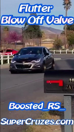 Flutter blow off valve from Super Cruzes