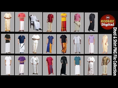 Free Dhoti shirt PNG file collection for Photoshop designing (‪@georgedigital6948‬ )