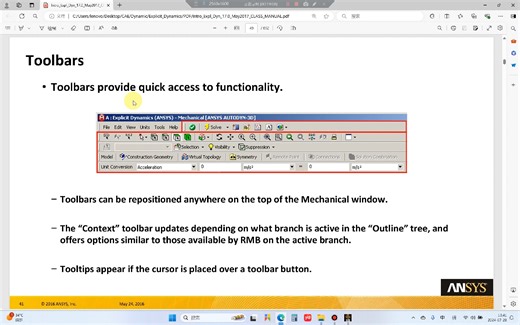 1 Explicit dynamic-Intruction to ANSYS