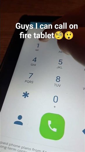 #firetablet I can call on a fire tablet. I don't know why ?????????