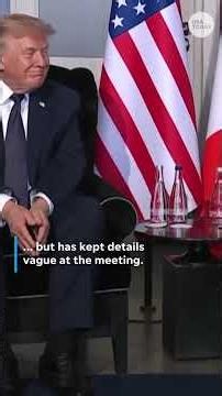 Trump outlines Iran deal details at G7 summit