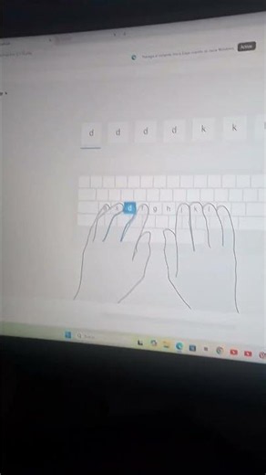 This is how I'm learning to type with TypingClub