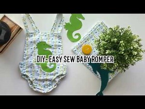 DIY- How to make Baby Romper ( Easy sew for beginners)