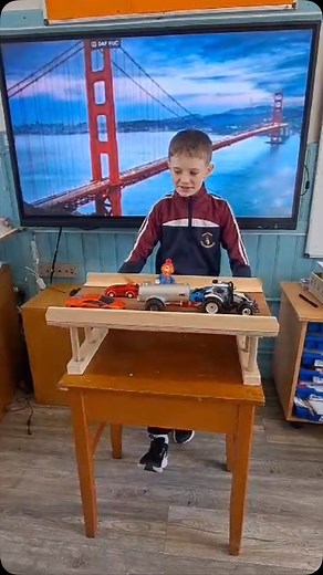 He might only be in 3rd class but ready for Junior Cert woodwork. More exceptional work from our Design a Bridge Challenge! | Knocknagoshel N.S.