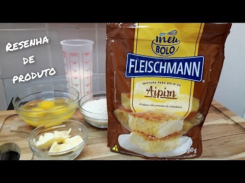 BOLO DE AIPIM DE MASSA PRONTA FLEISCHMANN | RESENHA DE PRODUTO