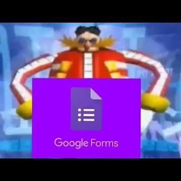 Dr. Eggman: I've come to make an announcement... But it is in Google Forms
