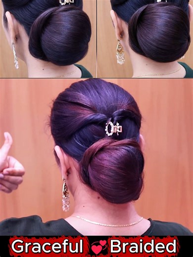 Graceful Braided Bun Tutorial