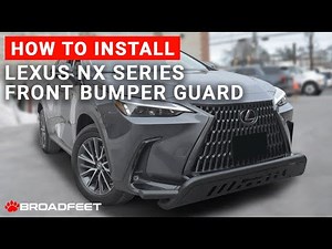 2022-2023 Lexus NX 250 350 Front Bumper Guard Installation