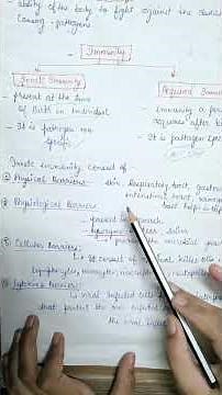 Immunity & it's Types #biology #immunity #education #science #12thscience #biologyclass12 #exam