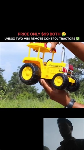Unbox Two Mini Remote Control Tractors 🚜 #rc #tractor #trendingshorts