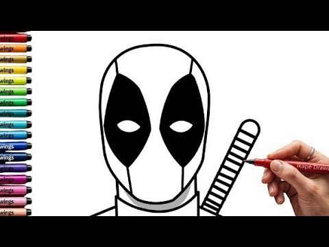 How To Draw Deadpool step by step