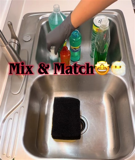 Mix & Match Cleaning Products Experiment