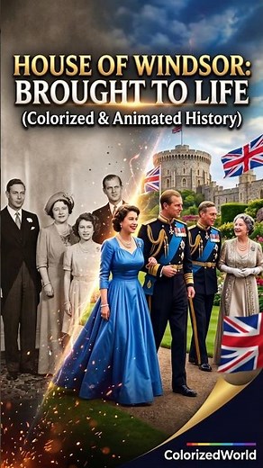 British Royal Family History: House of Windsor Brought to Life (Colorized & Animated)