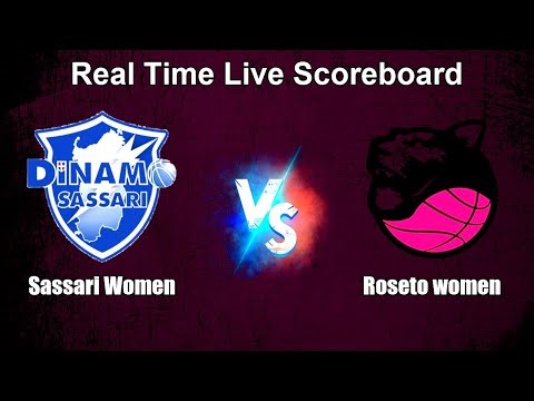 Sassari Women vs Roseto women Live Score - Italy Lega Basket Serie A Women