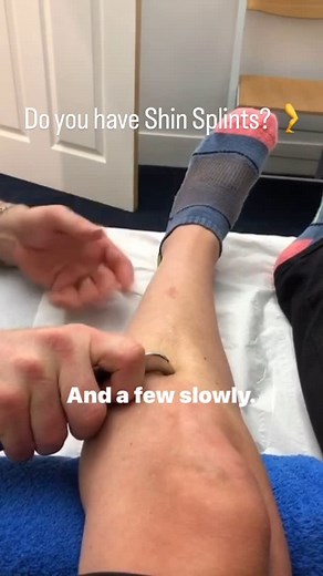 Sports Therapy Scotland™️ | Pain and Performance Experts | 🎯 Treating Shin Splints with IASTM: Pin & Stretch Method 💪 👉Struggling with shin splints? 🏃‍♂️ The pin and stretch technique using IASTM... | Instagram