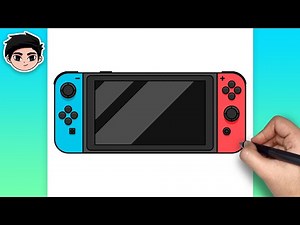 How To Draw NINTENDO SWITCH - For Beginners Easy Step By Step Tutorial