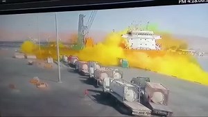 Chlorine gas leak kills 12, injures 251 at Jordan port