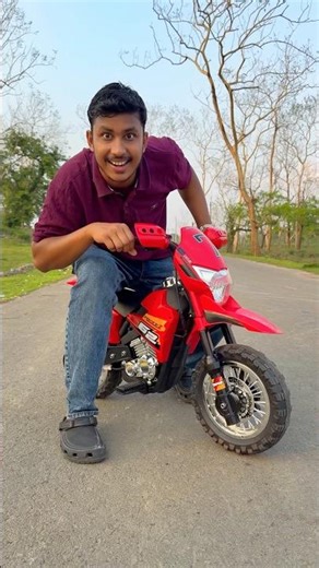 My new mini Dirt bike testing wala shorts
