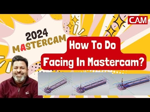 Mastercam 2024 Facing Toolpath | Mastercam 2024 facing VMC programming | facing in Mastercam 2024