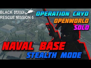Solo'ing Naval Base on STEALTH MODE | Operation Cryo | Blackhawk Rescue Mission 5 | Roblox