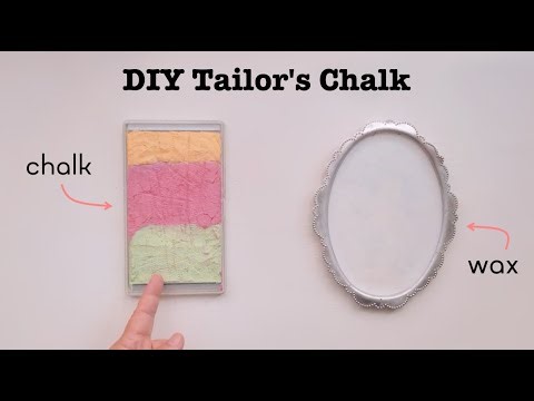 Diy Tailor's Chalk ( Chalk and Wax base )