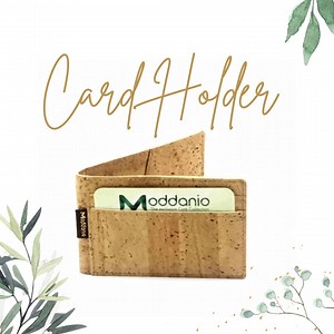 Minimalist Cork Card Holder Wallet: Eco-friendly Vegan Travel Wallet - Etsy