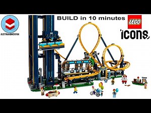 LEGO Loop Coaster build in 10 minutes | LEGO Icons 10303