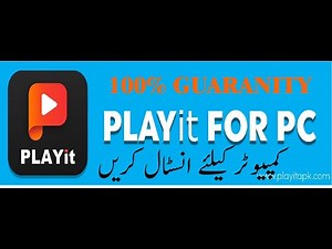 how to install playit for pc?